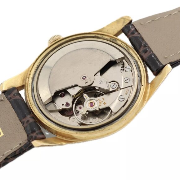 Vintage 34mm Rodania 1297B Men's Automatic Wristwatch 4007 Swiss Steel w Date - Picture 4 of 5